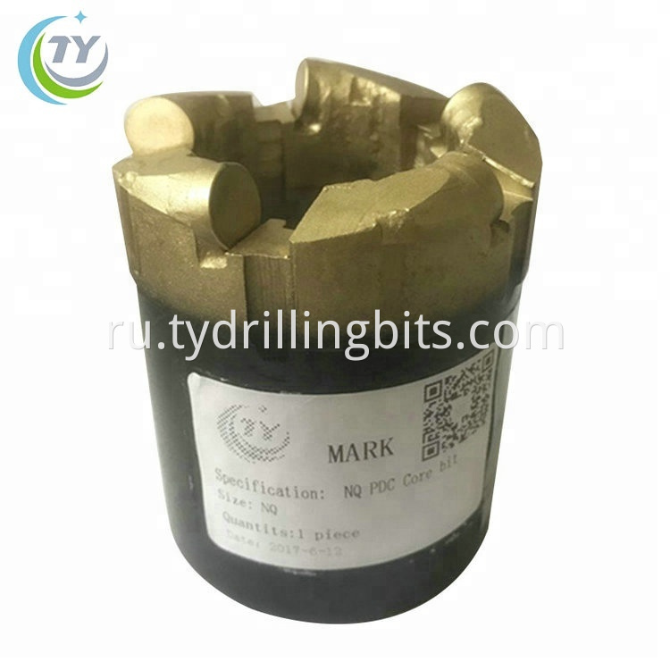 Impregnated diamond core drilling bit nq3